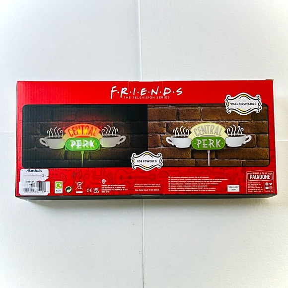 FRIENDS TV SERIES — CENTRAL PERK LED NEON LIGHT SIGN WALL MOUNTABLE, COFFEE SHOP - Picture 4 of 7